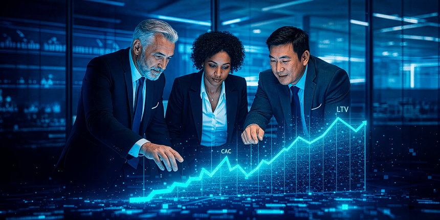 A eficiência em CAC e LTV