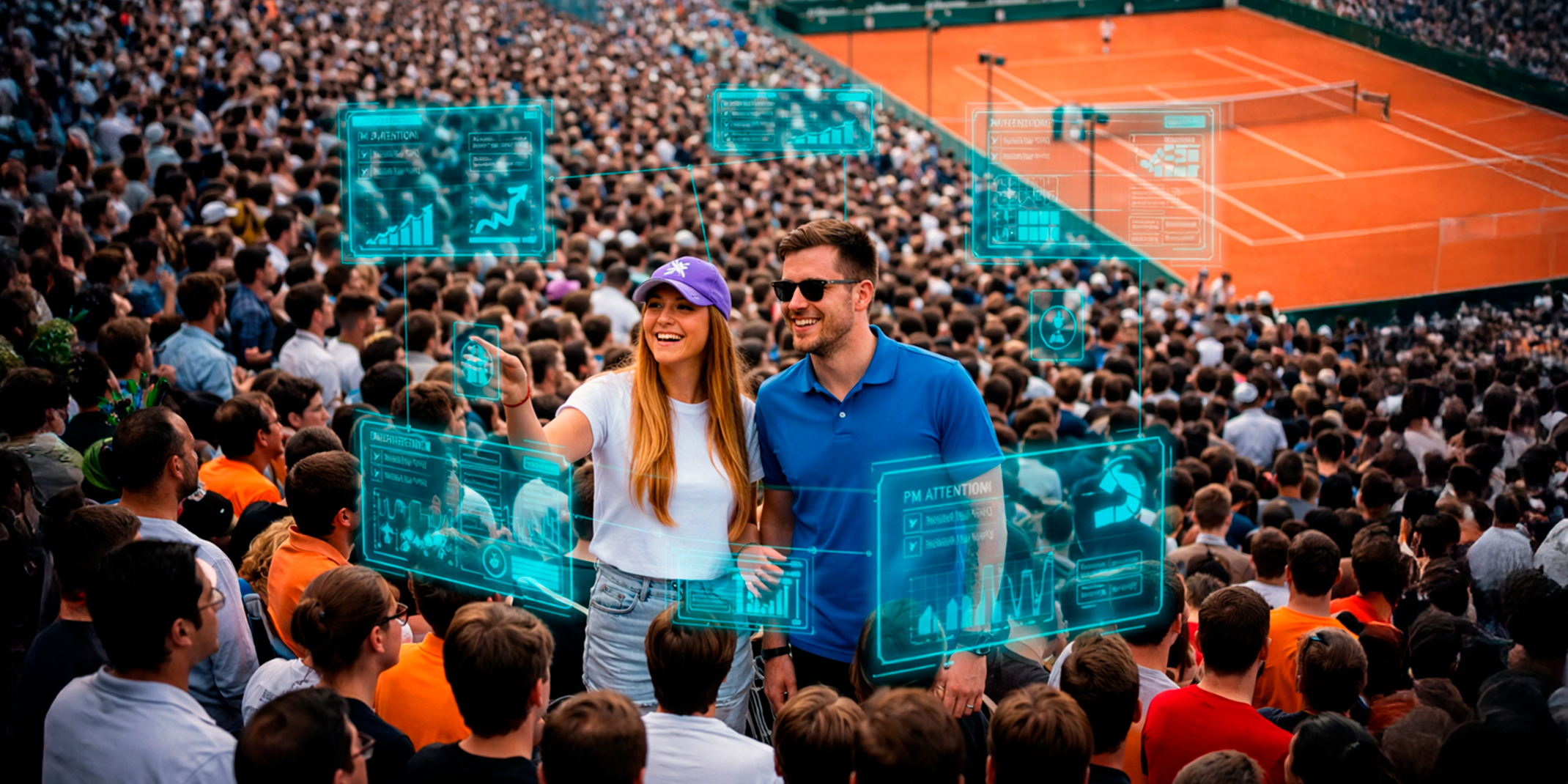 Conectividade inteligente e insights em tempo real sobre comportamento e engajamento do público