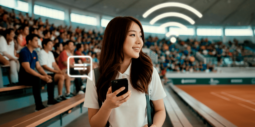 Conectividade inteligente em grandes eventos